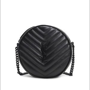 YSL black on black crossbody